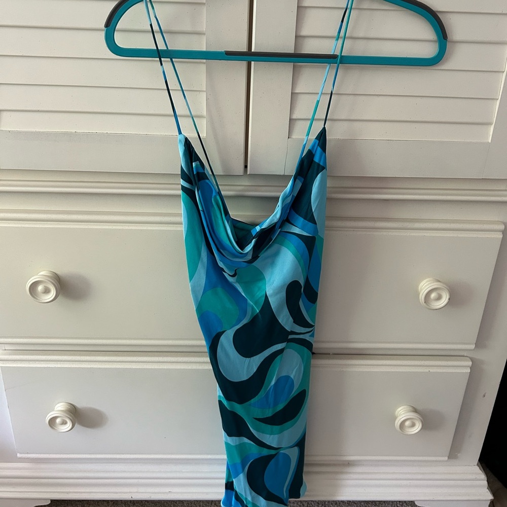 ZARA BLUE MINI DRESS